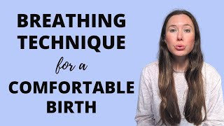 HYPNOBIRTHING BREATHING TECHNIQUE FOR A CALM LABOUR | Down Breathing | How to PUSH a baby out!