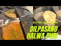 Dil pasand sweets # halwa puri #morning breakfast # teen talwar # Karachi vlog