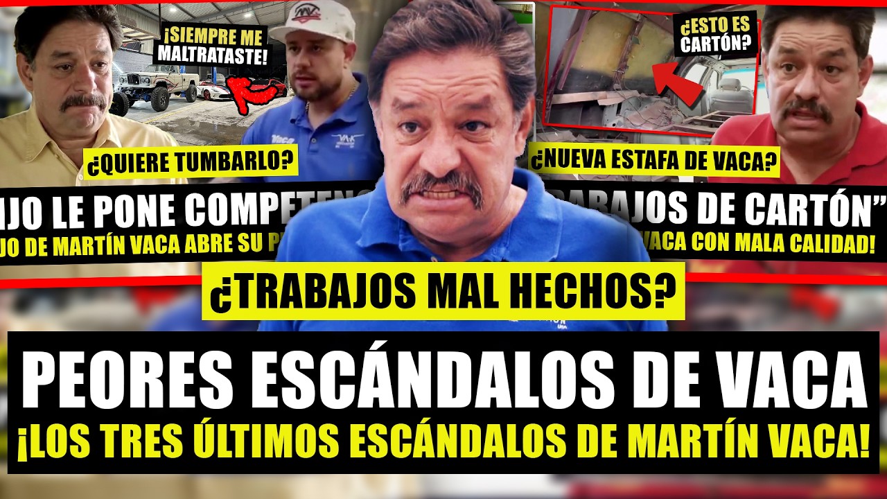 3 Escándalos Martín Vaca: Hijo ABRE SU TALLER, Hace Carroza 
