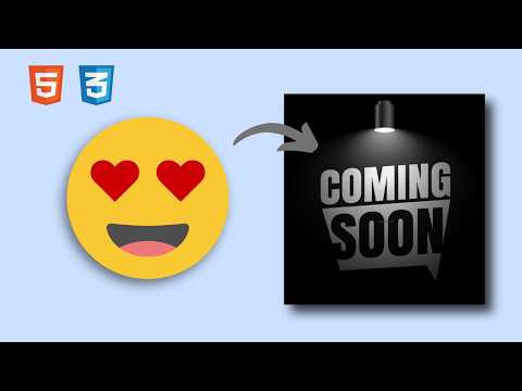 Create a Webpage with a Flickering Bulb Effect - HTML & CSS Animated Tutorial