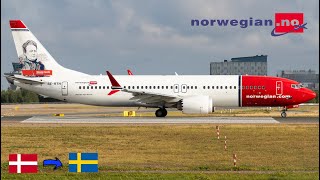 TRIP REPORT | Flying The Most Important Route In Scandinavia | Copenhagen to Stockholm | B737 MAX8 |