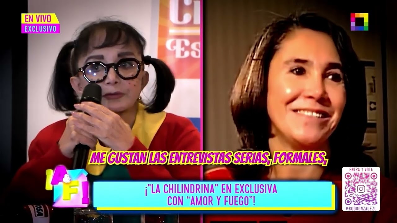 Amor y Fuego - JUL 24 - “LA CHILINDRINA” EN EXCLUSIVA CON “AMOR Y FUEGO” | Willax