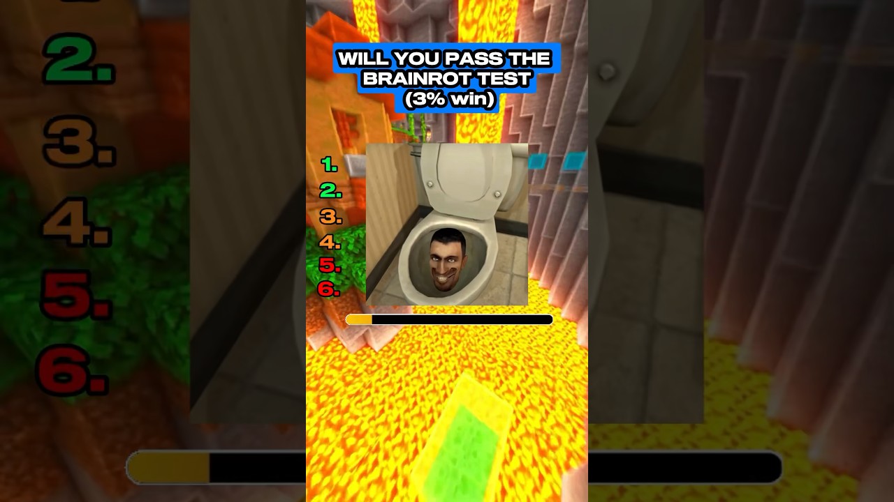 Will you pass the BrainRot Test? #brainrot #quiz