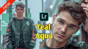 How to Edit TEAL AQUA Preset - Lightroom Mobile Tutorial
