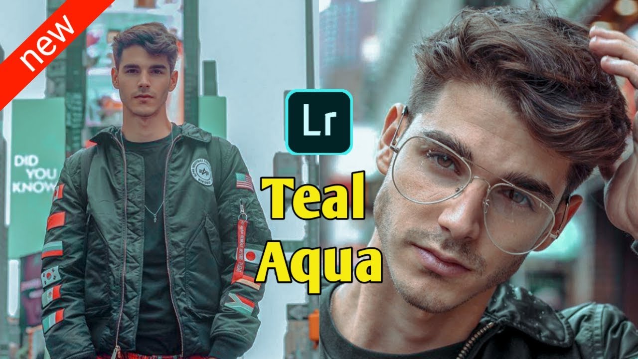 How to Edit TEAL AQUA Preset - Lightroom Mobile Tutorial