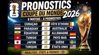 World Cup Picks: Curaçao vs. Ivory Coast, Ecuador vs. Germany, Turkey vs. USA, Tunisia vs. Nether...