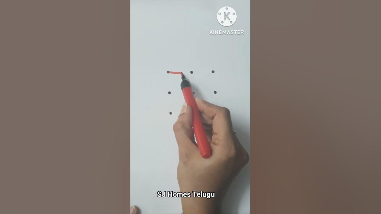 9 dots 4 lines PUZZLE #shots #sjhomestelugu