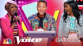 Khalea Lynee vs Zoe Upkins sing "The Boy Is Mine" on The Battles of The Voice 2019