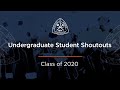 Undergraduate Student Shoutouts