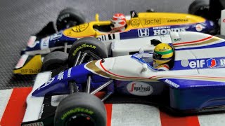 F1 - Williams FW 14 X Lotus 81 Essex: Kyosho's legendary Formula 1 car duel [8] Extra Race #shorts