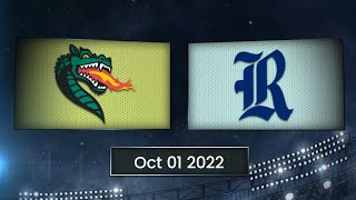 UAB Blazers vs  Rice Owls | October, 1st 2022