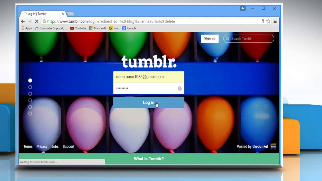 How to delete your Tumblr® account