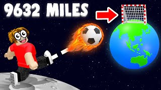 Scoring A GOAL From SPACE In Roblox! (Goal Kick Simulator)