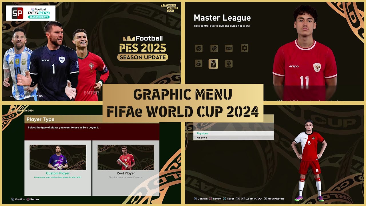 GRAPHIC MENU FIFAe WOLRD CUP 2024 - FOOTBALL LIFE 2024, FOOTBALL LIFE ...