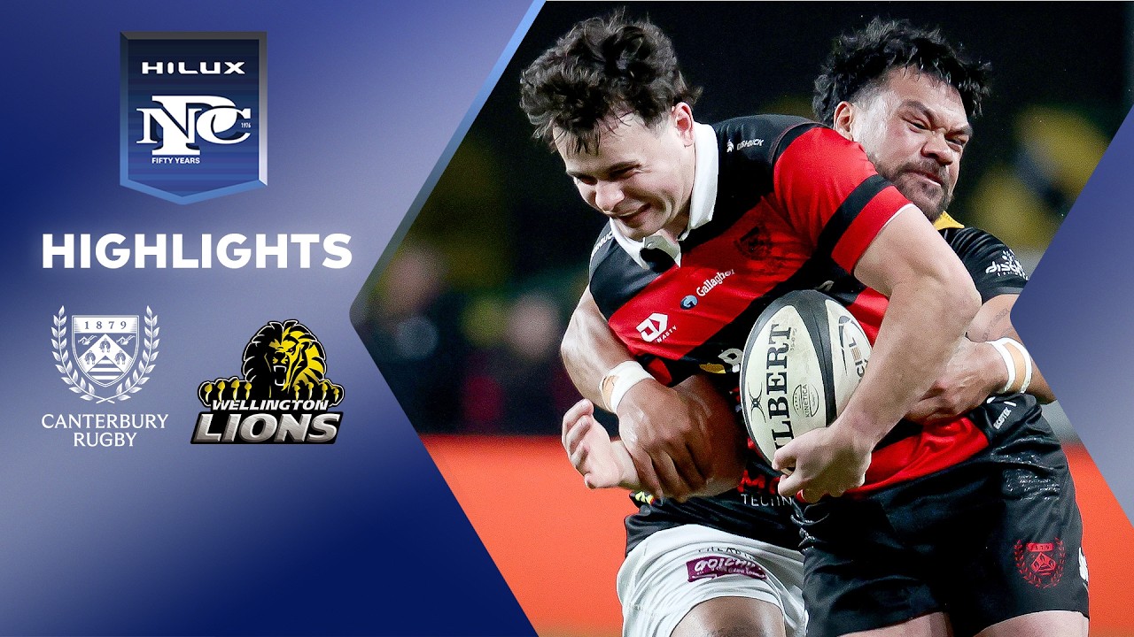HIGHLIGHTS | Canterbury vs Wellington | Hilux NPC | Round 7 | Sky Sport NZ