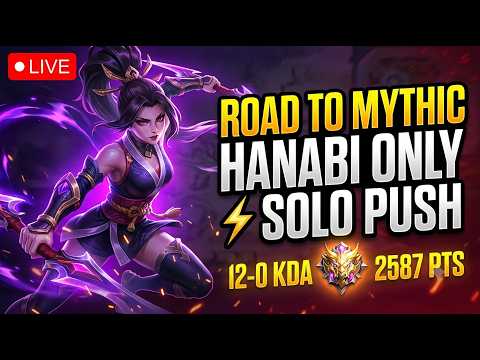 🔴 mlbb live 🏆Rank push // solo Gameplay