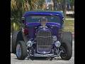 1932 Ford 3 Window Coupe Classic Car Exhaust Sound Driving By at the Car Show Cruise In