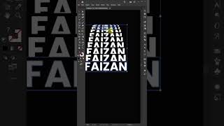 Rolling Text Effect in Illustrator I Adobe Illustrator Tutorial I #adobeillustrator