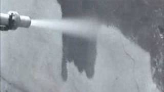 Watch as we remove thick white paint from a concrete block using just
baking soda! visit www.sodablast.com.au for more info.