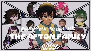 Fandoms react to The Afton Family || Wip || x0.5 Speed || Credits in Desc ⬇️|| Actual time 36:27 
