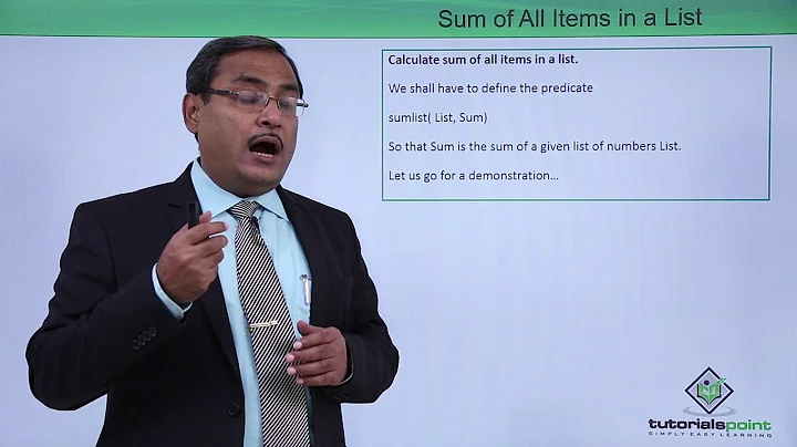 Prolog - List Operations Sum List