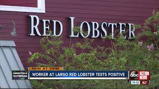 Red Lobster employee in Pinellas County tests positive for Hepatitis A