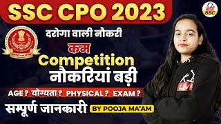 SSC CPO Vacancy 2023 | SSC CPO Syllabus, Age limit, Eligibility, Exam Date | CPO Info By Pooja Mam