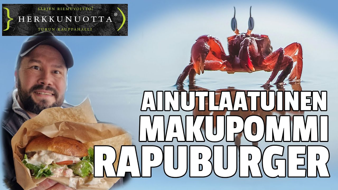 TESTATAAN RAPUBURGER -NYT ON UNIIKKI! VAIN JA AINOASTAAN KESKIVIIKKOISIN HERKKUNUOTASSA