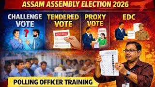 Tendered Vote, Challenge vote, proxy vote, EDC (Election duty certificate)|| Assembly election 2026