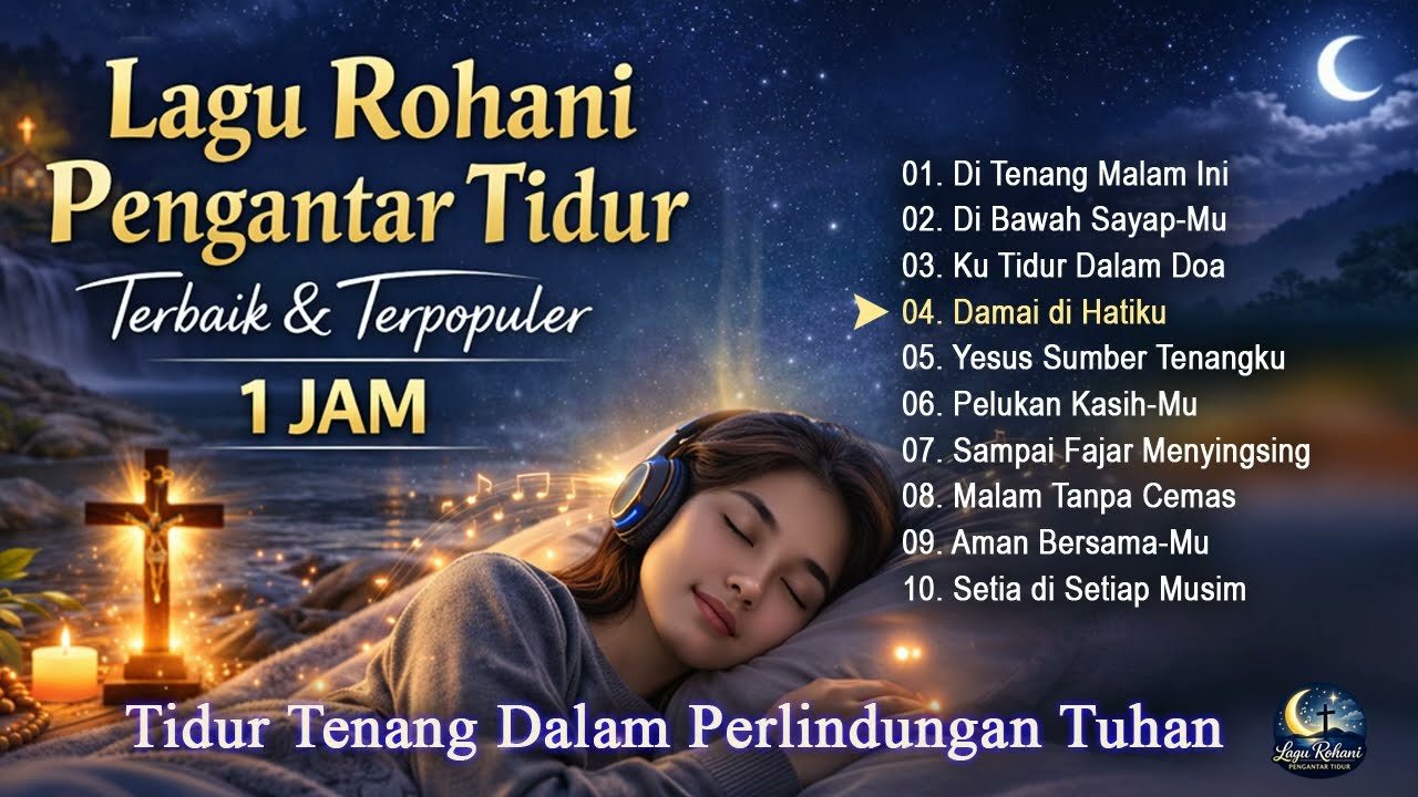 Lagu Rohani Pengantar Tidur Terbaik & Terpopuler 2026 – 1 Jam Pujian Penenang Hati Sebelum Tidur