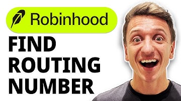 How To Find Robinhood Routing Number [2025 Guide]