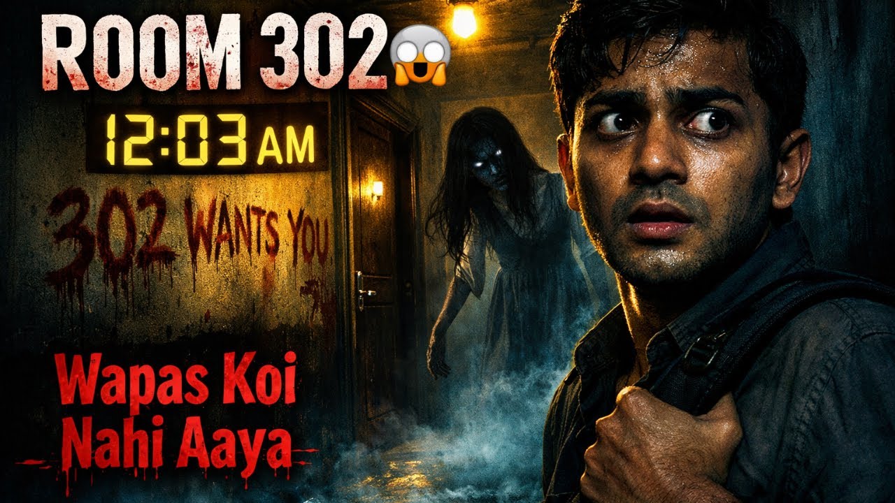 Haunted Room 302 | Horror Stories in Hindi | Hostel Ghost Story 😱