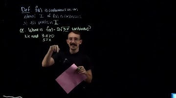 Lecture 7 - Continuity and IVT