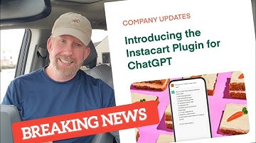 INSTACART adds Chat GPT and Walmart (in home) delivery service.