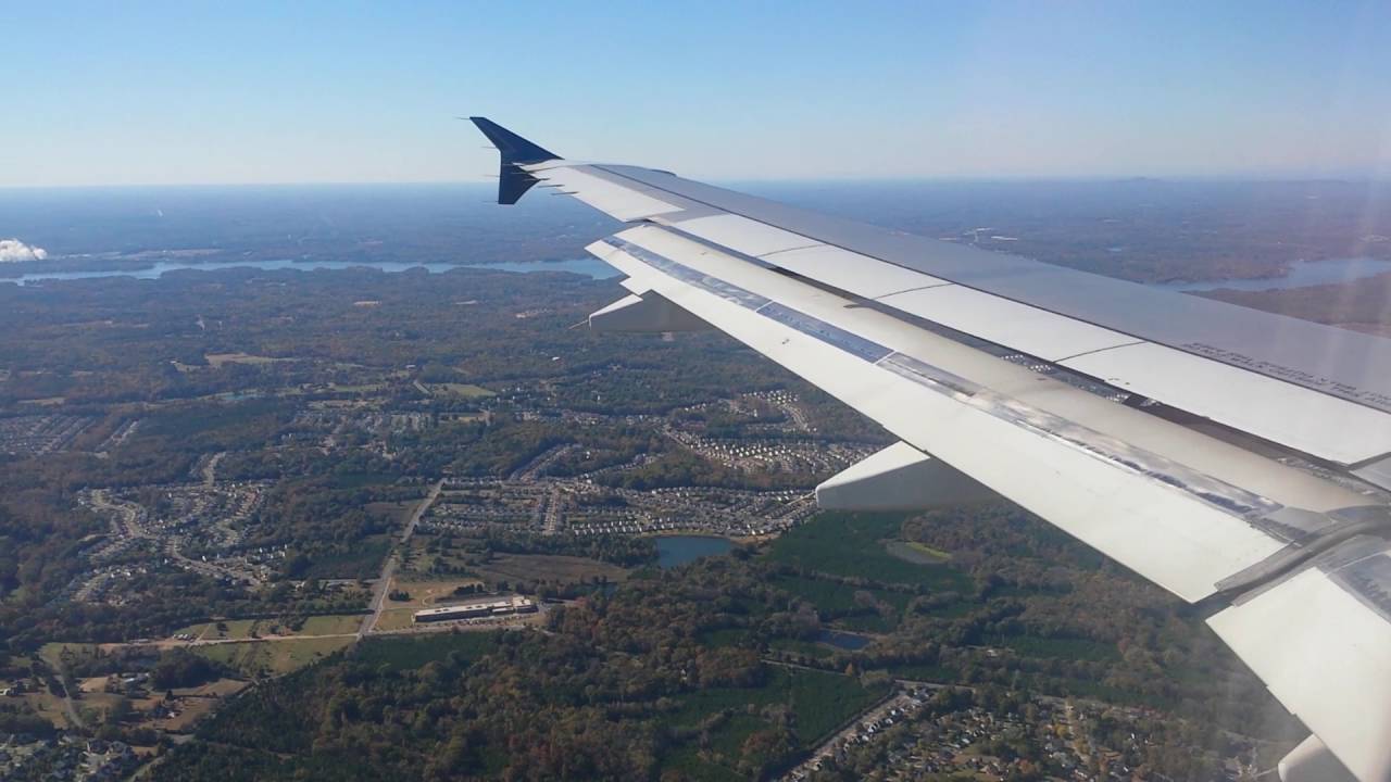 Landing in Charlotte North Carolina YouTube