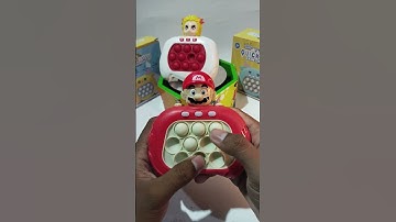 Playing push game super mario, pop it elektrik, push game challenge, asmr, #popit #toys