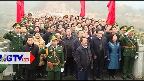 Đoàn công tác của tỉnh dự Lễ thượng cờ tại Cột cờ quốc gia Lũng Cú - Ngày 8/2/2025