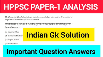 Assistant Director of Factories Mechanical HPPSC PAPER-1 Exam held on 08 July, 2024