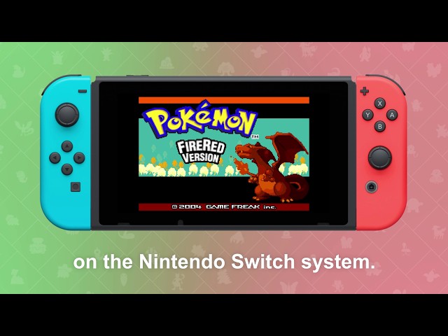 Pokémon FireRed Version and Pokémon LeafGreen Version on Nintendo Switch Video Thumbnail