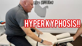 Man with *HYPERKYPHOSIS* gets HUGE Chiropractic CRACKS!