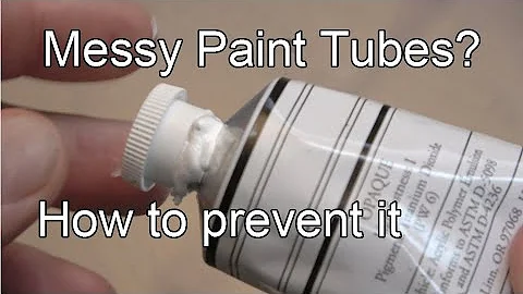 Messy Paint Tube Solution