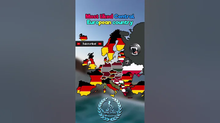 Most liked Central European country | #europe #mapping