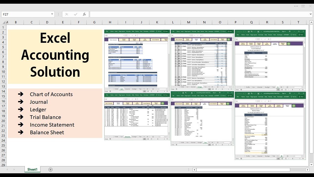 Chart Of Accounts Template Excel