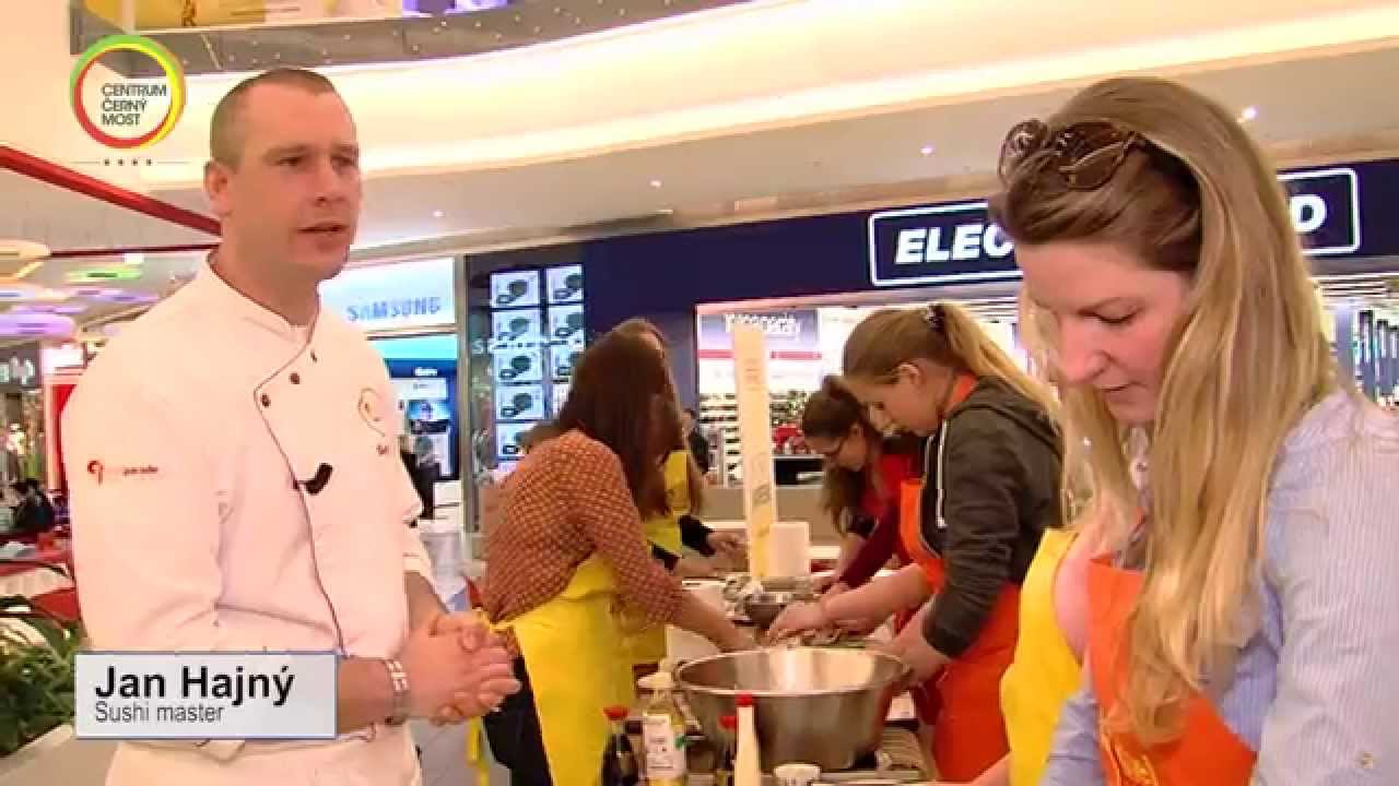 SUSHI - repo, live cooking show, Centrum Černý Most, Praha