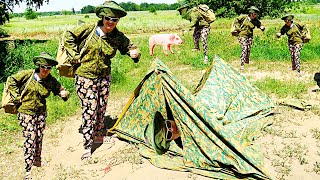 Бомжиха Людка научила ЭКСТРЕМАЛЬНОМУ выживанию в лесу!