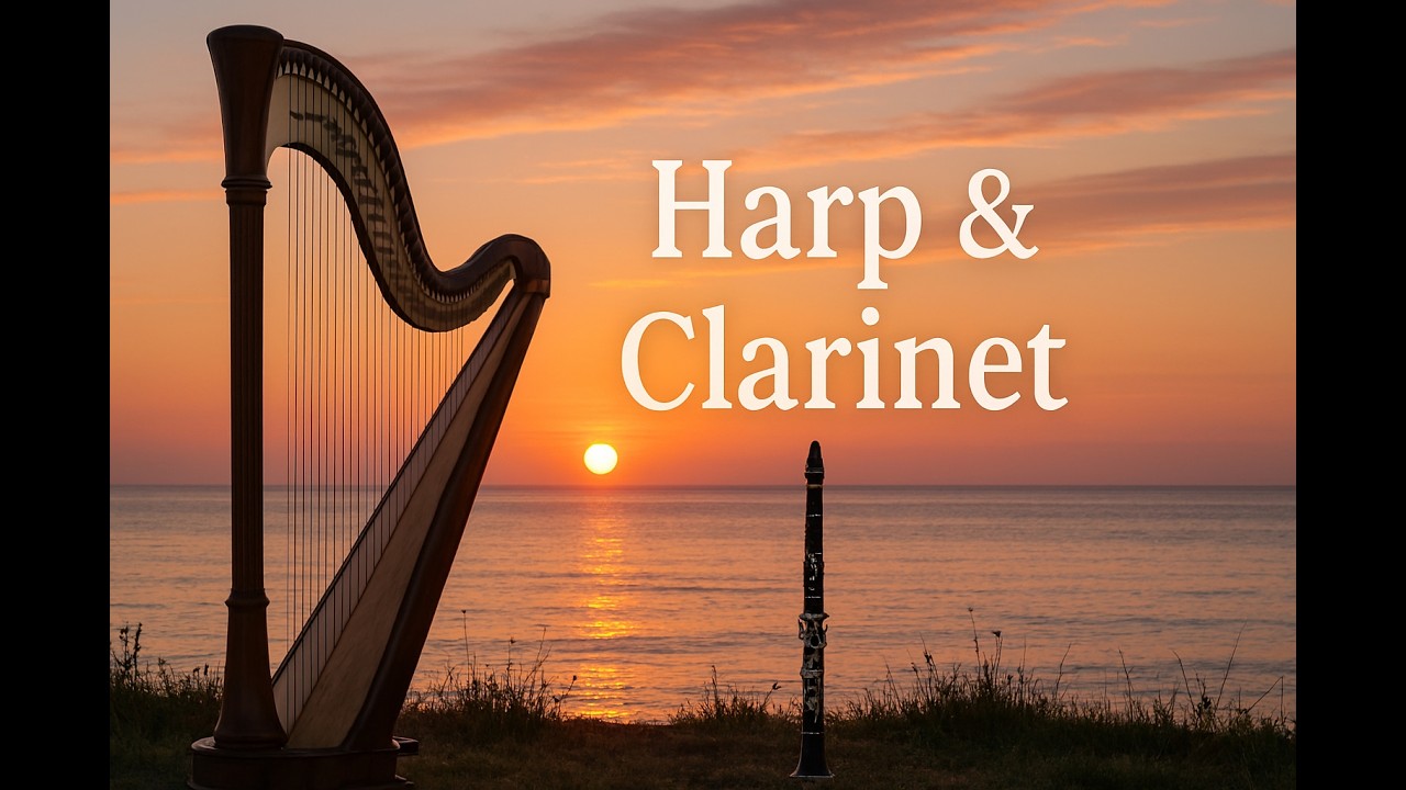 Tranquil Moments: Harp and Clarinet | Relaxing Study Music | MirakoShow