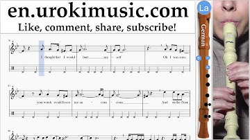 How to Play Recorder G. Rihanna Sledgehammer Part#2 Melody School Learn Class Course Tutorial