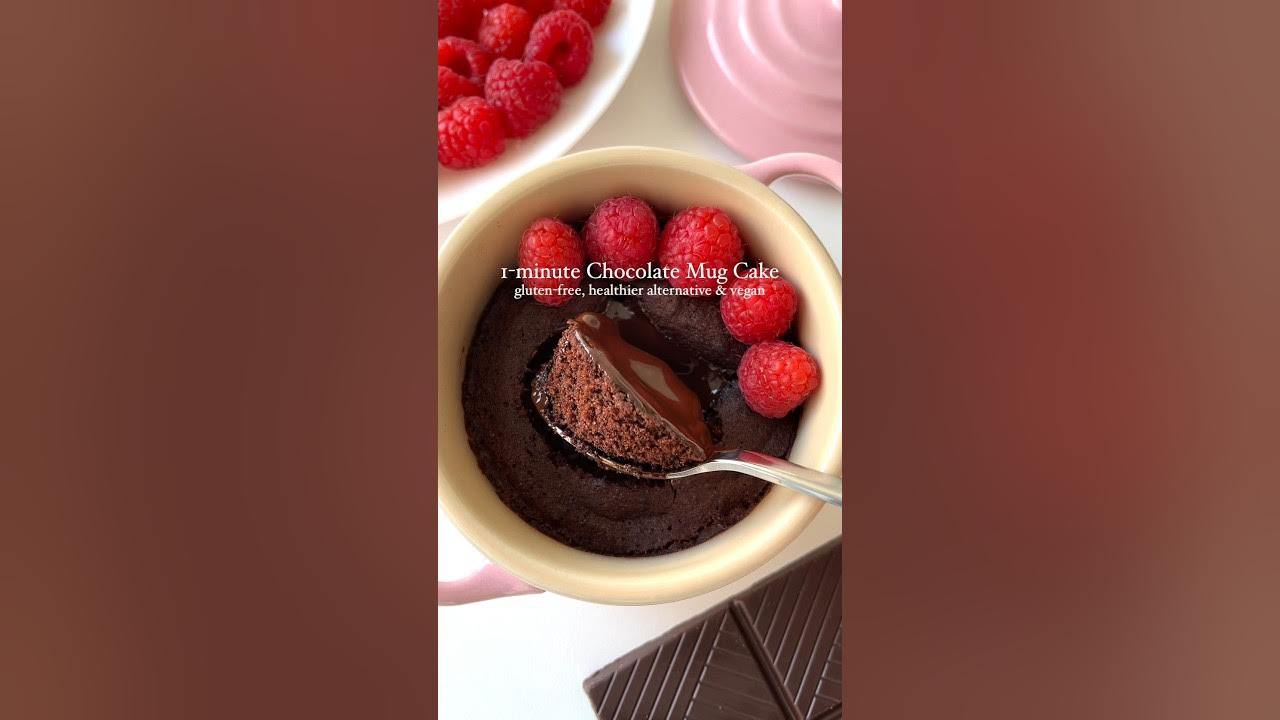 DAY 6 of Making Healthy Desserts: 1-minute Chocolate Mug Cake🤩 #glutenfree #healthydessert #vegan DAY 6 of Making Healthy Desserts: 1-minute Chocolate Mug Cake🤩 #glutenfree #healthydessert #vegan
