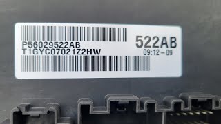 2012 Jeep Liberty Transfer Case Control Module Location and Removal