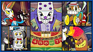 Cuphead - All Casino Bosses (4K 60FPS)